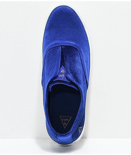 huf dylan slip on blue stone