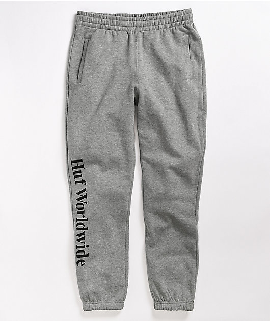 sweatpants with words on the front
