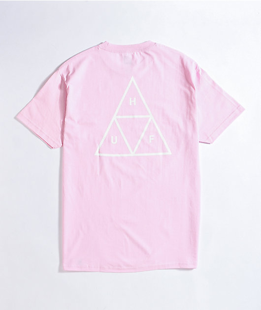 Sangria Pink Huf Essentials TT Long Sleeve T Shirt