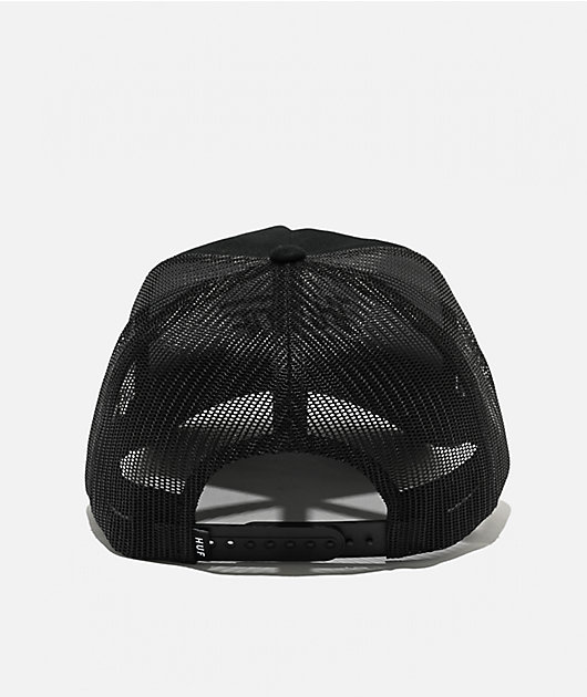 HUF Exhaust Black Trucker Hat
