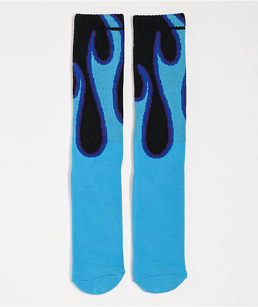 HUF Exhaust Blue Crew Socks