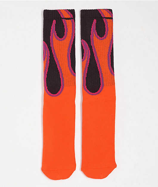 HUF Exhaust Red Crew Socks