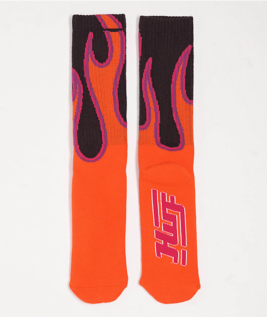 HUF Exhaust Red Crew Socks