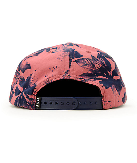 HUF Floral Box Logo Snapback Hat