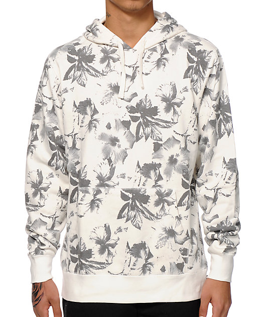 huf floral hoodie