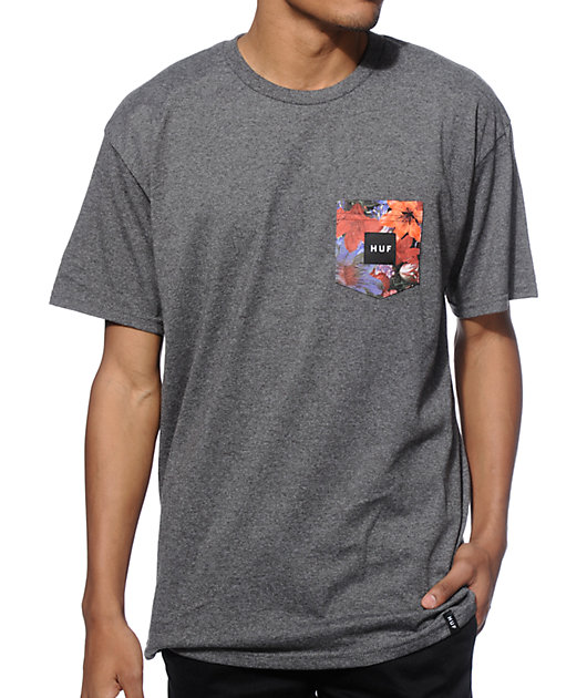 HUF Floral Pocket T-Shirt | Zumiez