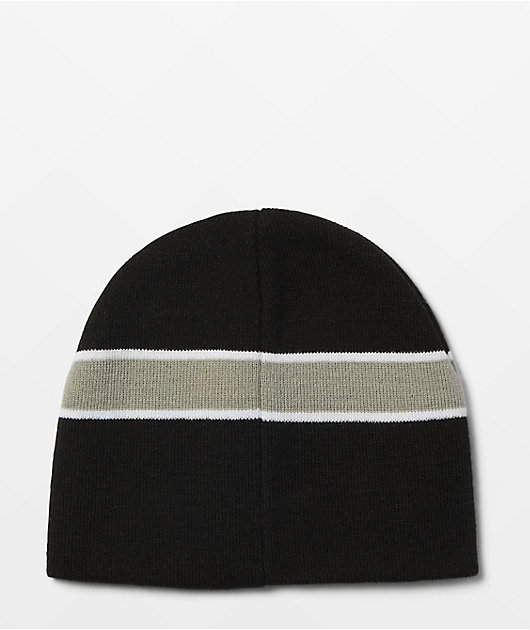 HUF Frequency Black Skully Beanie