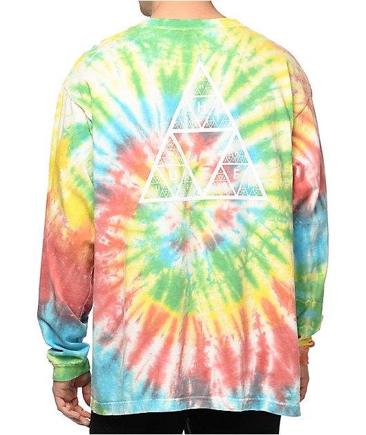 rainbow tie dye long sleeve