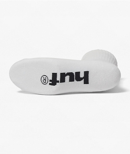 HUF Green Buddy White Crew Socks