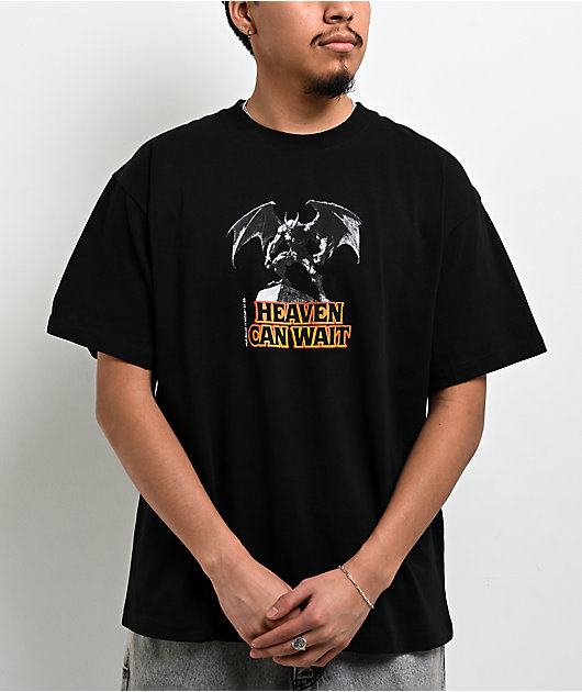 HUF Heaven Can Wait Black T-Shirt