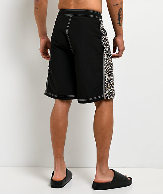 HUF Instinct Cheetah Black Board Shorts