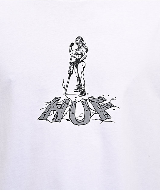 HUF Jacked White T-Shirt