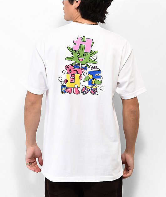 HUF Kawaii White T Shirt Zumiez