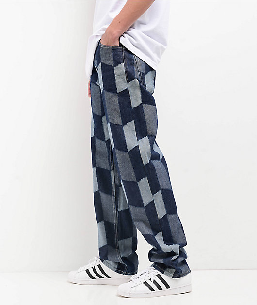 HUF Patchwork Denim Pants | Zumiez