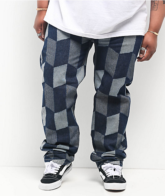 HUF Patchwork Denim Pants | Zumiez