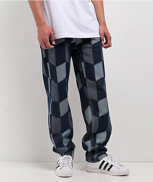 HUF Patchwork Denim Pants | Zumiez