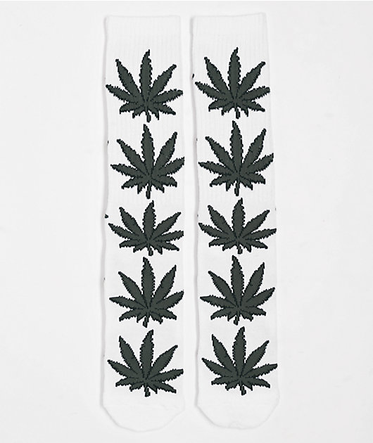 HUF Plantlife Shadow White Crew Socks