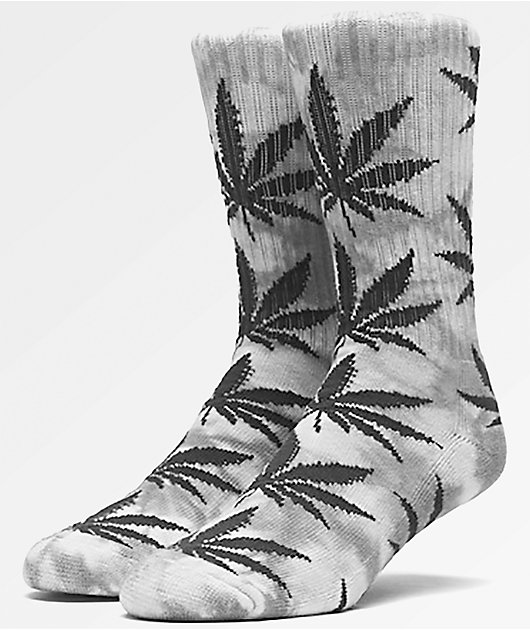 HUF Plantlife calcetines de tie dye gris 