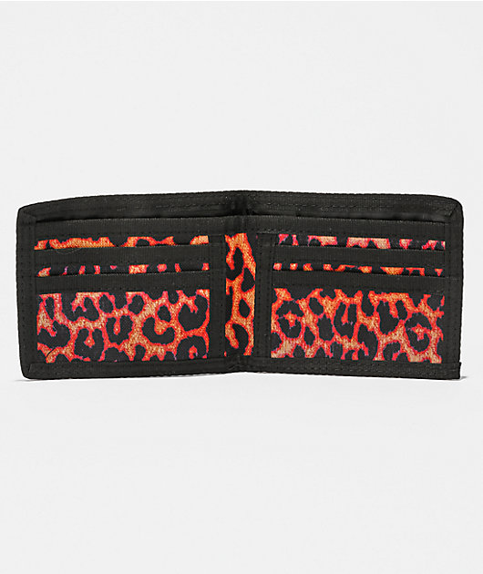 HUF Primal Leopard Print Bifold Wallet