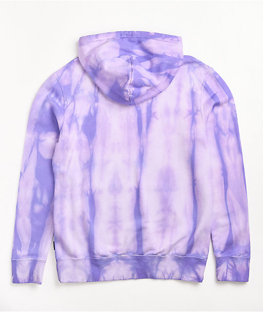 light purple tie dye hoodie