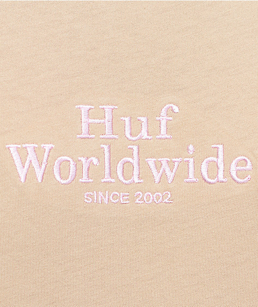 HUF Rose Hand Tan Long Sleeve T-Shirt