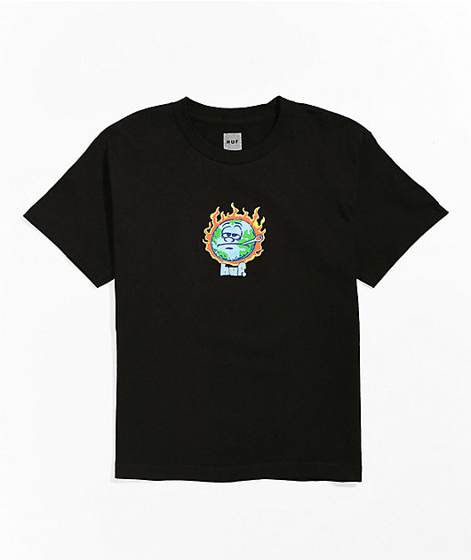 HUF Sad World camiseta negra para niños