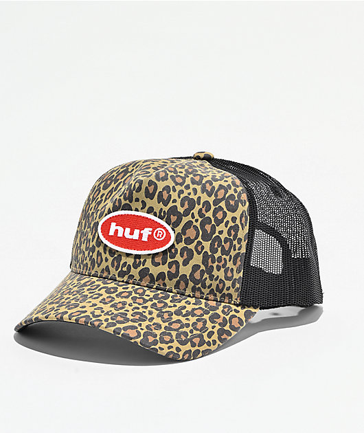 HUF Safari Leopard Trucker Hat