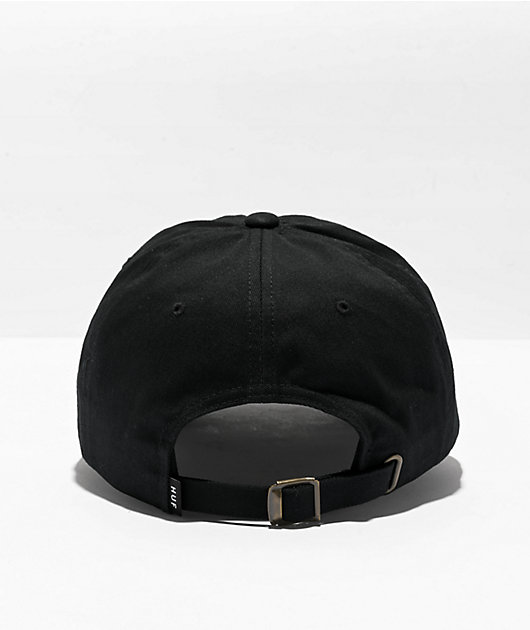 HUF Set OG Black Strapback Hat