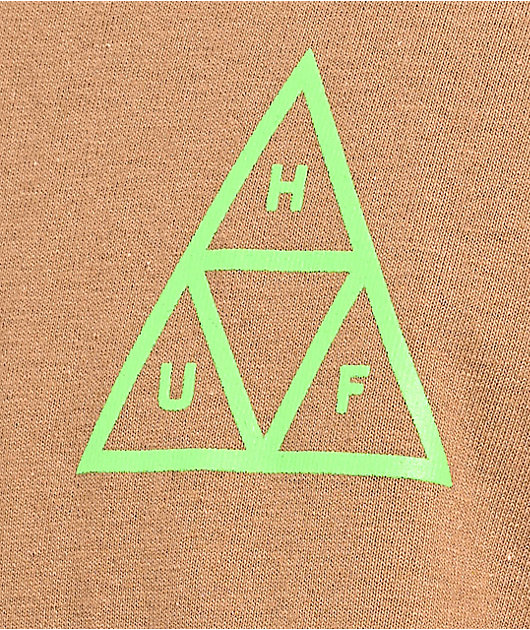 T-shirt HUF 3/4 Manches Neuve Sans étiquette - Taille L Homme, Coupe Régulière, Style Embellished