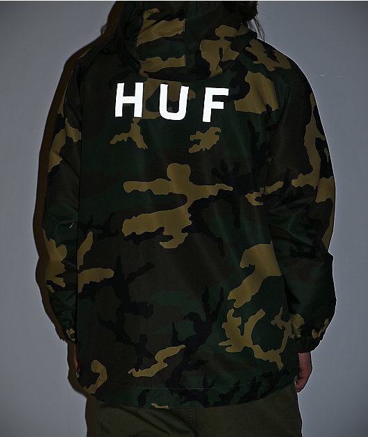 HUF Standard Camo Windbreaker Jacket