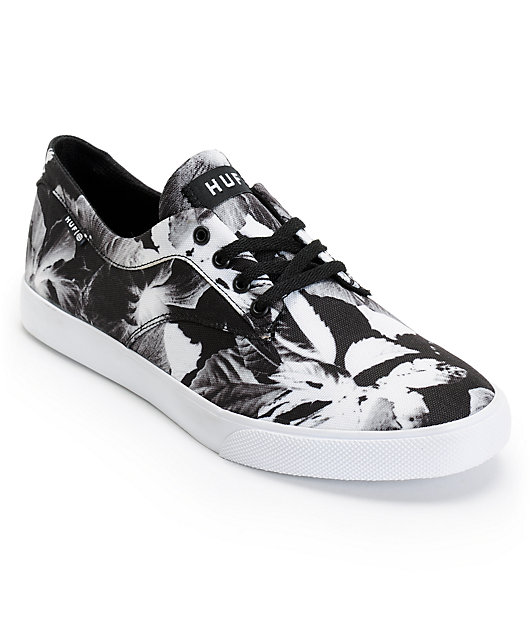 HUF Sutter Black Floral Shoes | Zumiez