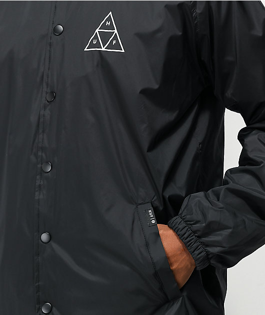 HUF Triple Triangle chaqueta entrenador negra