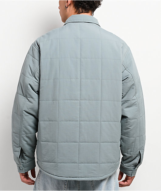 HUF Villard Steel Blue Quilted Shacket