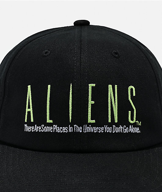 HUF X ALIEN Black Snapback Hat
