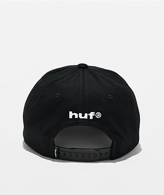 HUF X ALIEN Black Snapback Hat