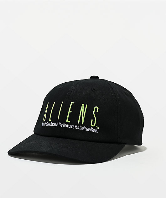 HUF X ALIEN Black Snapback Hat