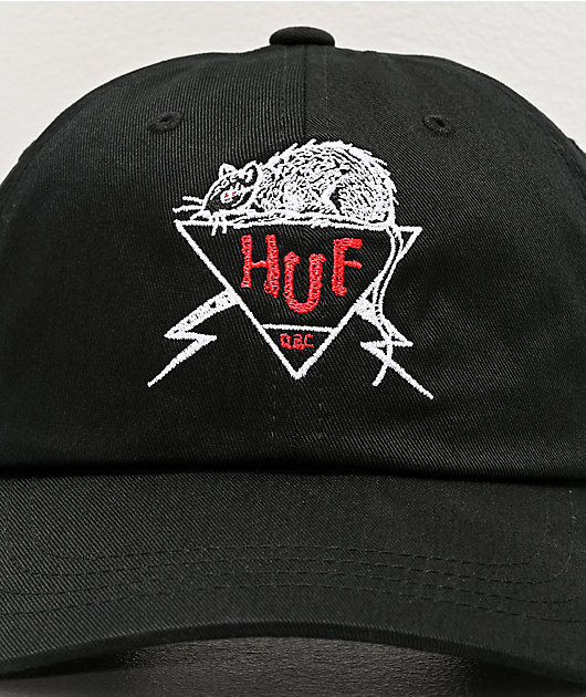 Huf Essentials Logo Light Blue Strapback Hat - One Size - Blue Strapback Hats - Hats at Zumiez