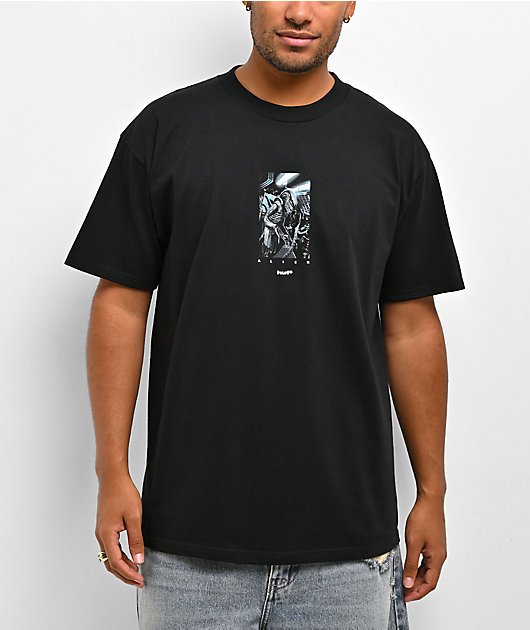 HUF x ALIEN Scream Black T-Shirt