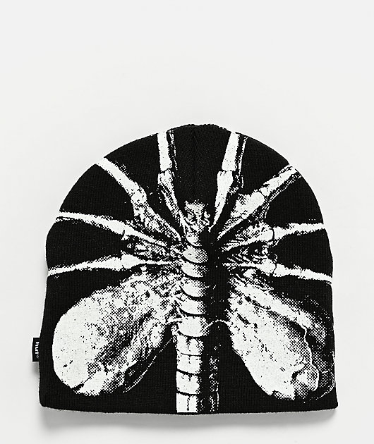 HUF x ALIENS Facehugger Black Skully Beanie