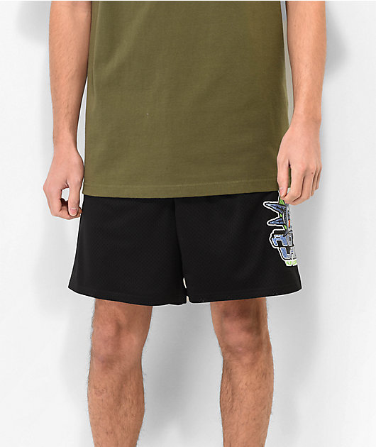 HUF x Alien Labs Black Basketball Shorts Zumiez