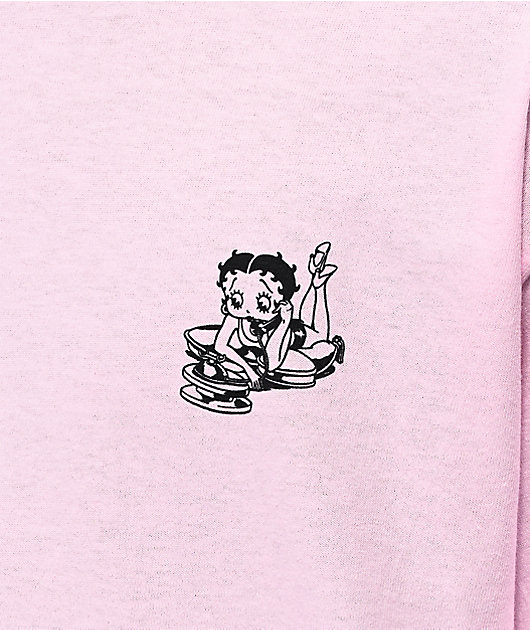 HUF x Betty Boop Livewire Pink Long Sleeve T-Shirt