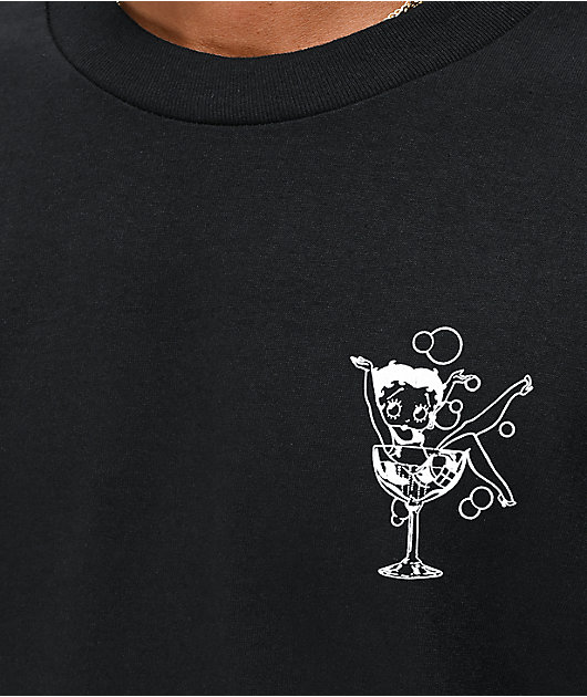 HUF x Betty Boop Martini Black T-Shirt