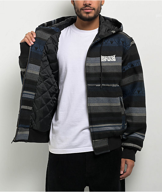 HUF x Bronze 56K Baja Insulated Zip Hoodie | Zumiez