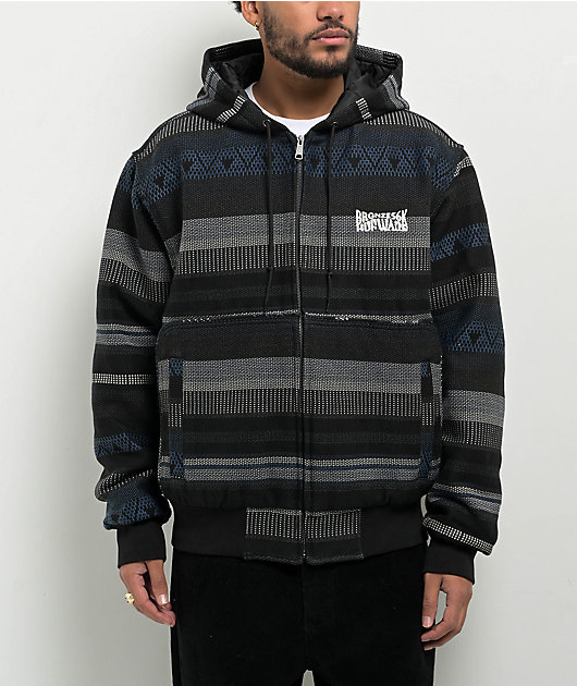 HUF x Bronze 56K Baja Insulated Zip Hoodie | Zumiez