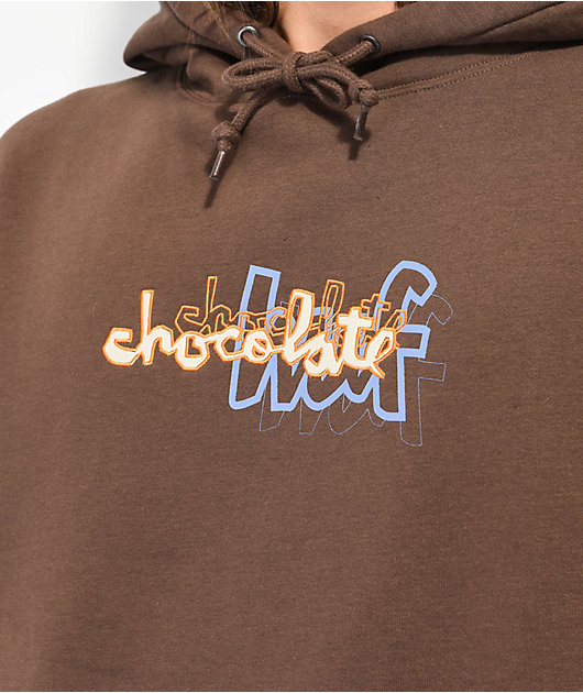 HUF x Chocolate Carson Brown Hoodie | Zumiez