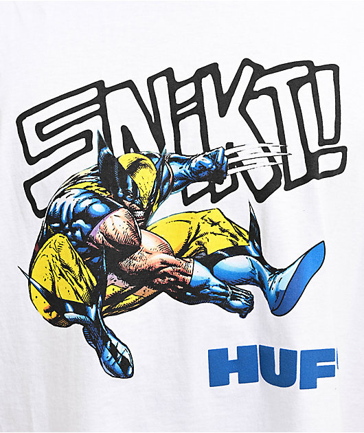 HUF x Deadpool Beserk White T-Shirt