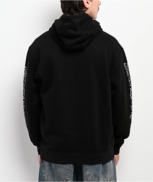 HUF x Disney Jack Skellington Black Hoodie | Zumiez