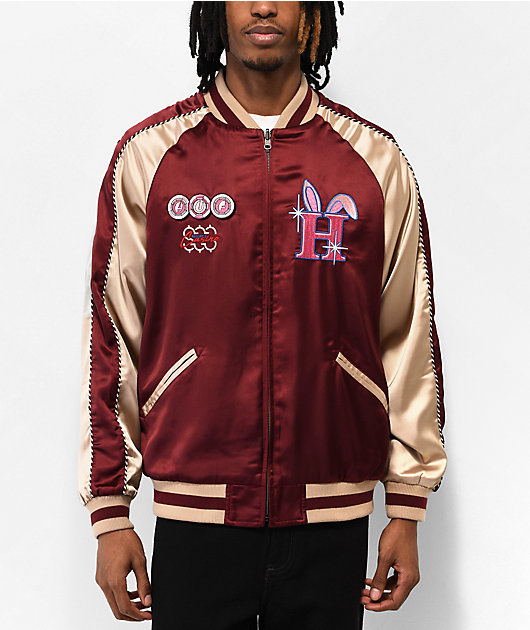 HUF Satin Baseball Jacket 