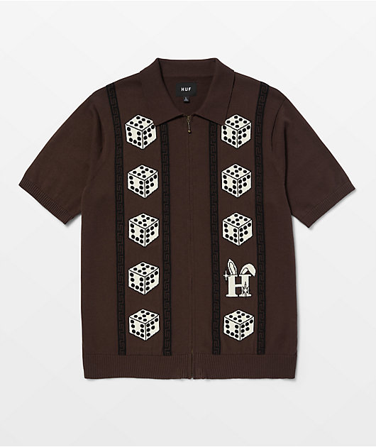 HUF x Freddie Gibbs Coffee Zip Sweater | Zumiez