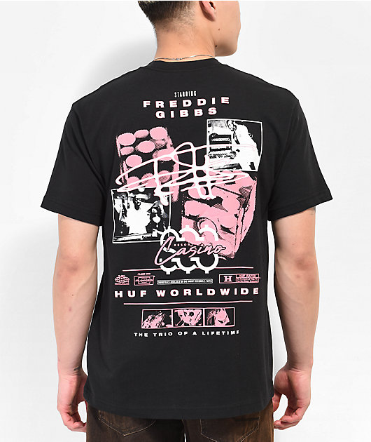 HUF x Freddie Gibbs Night Alive Black T Shirt Zumiez